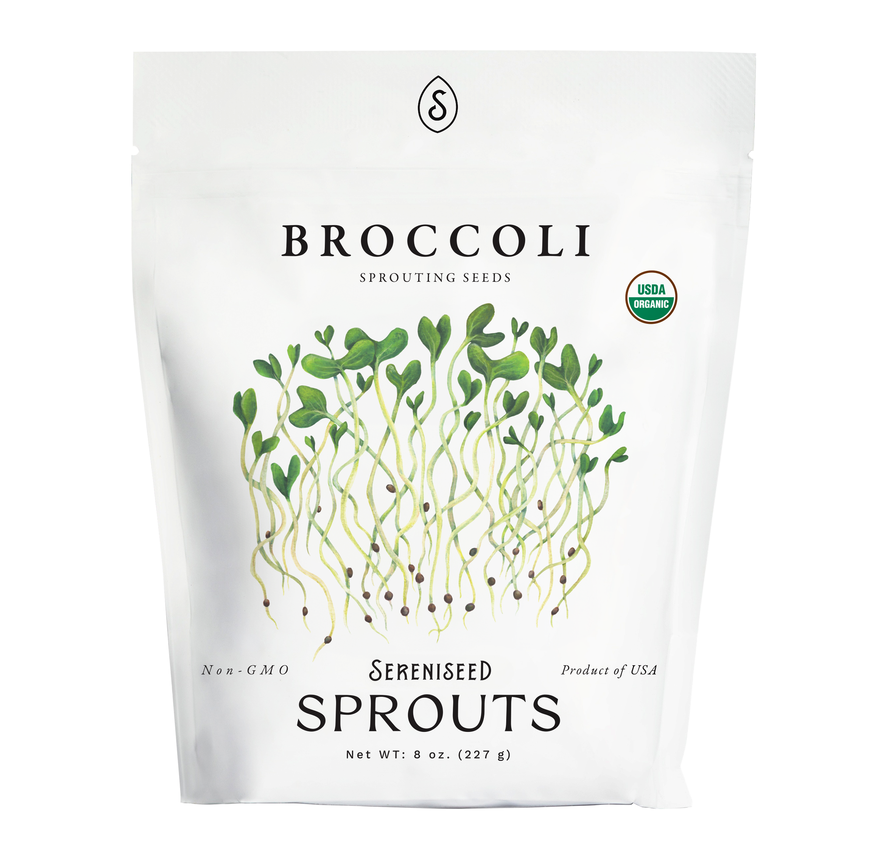 Organic Broccoli Sprouting Seeds (8 ounce) – Sereniseed