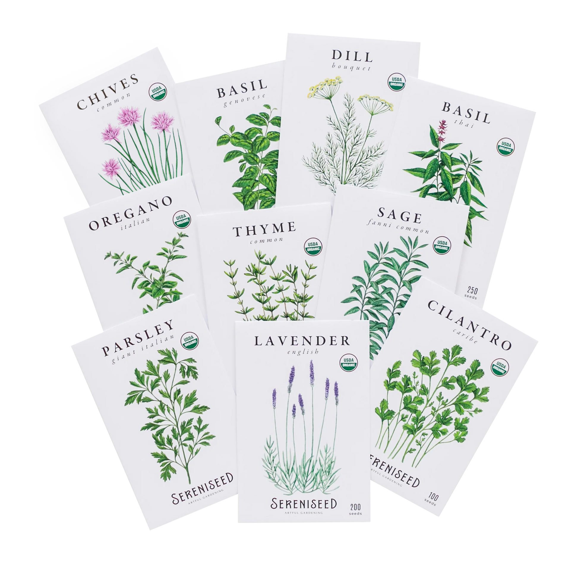 Organic Herb Seeds (10-Pack)