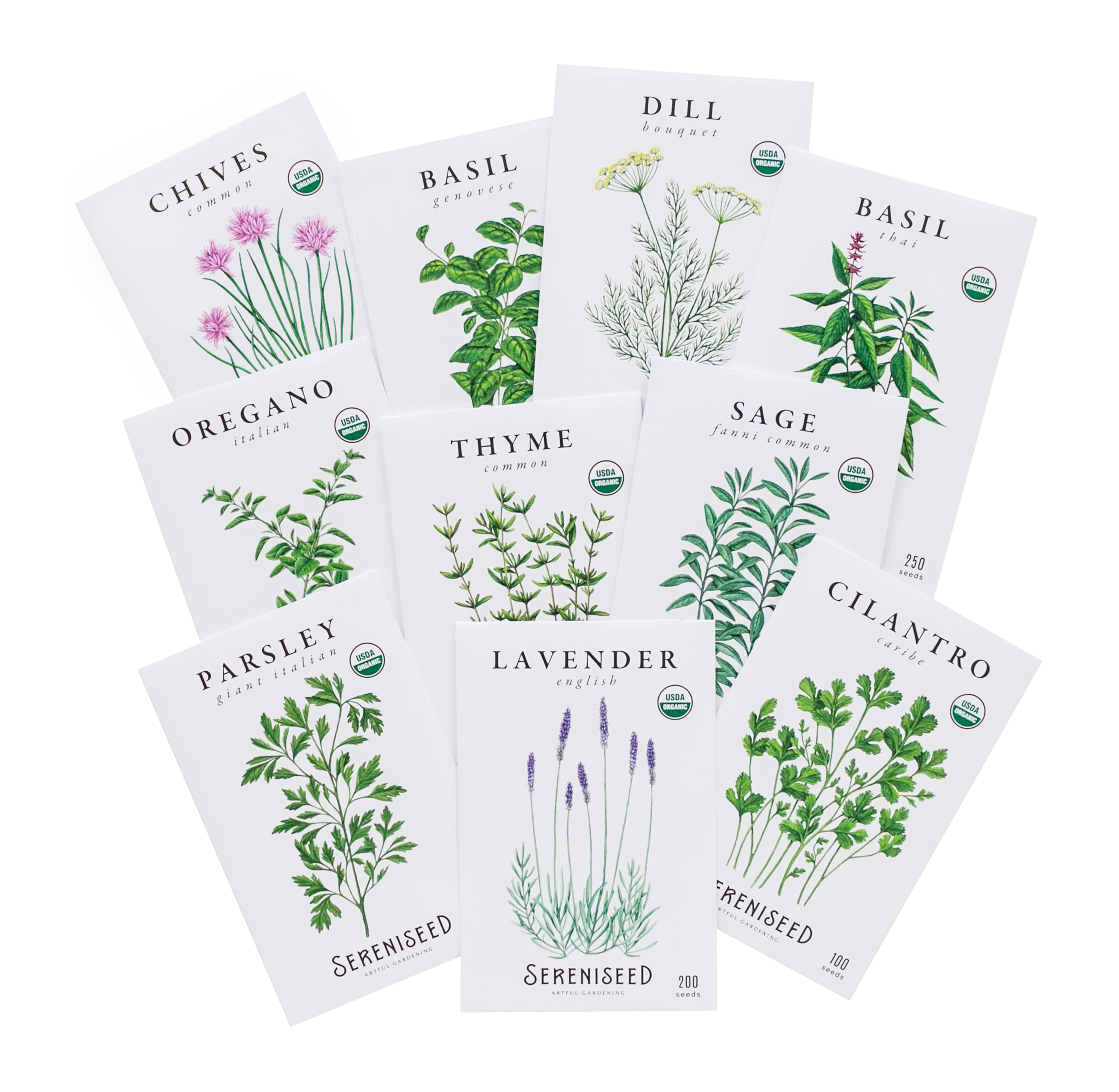 Organic Herb Seeds (10-Pack)
