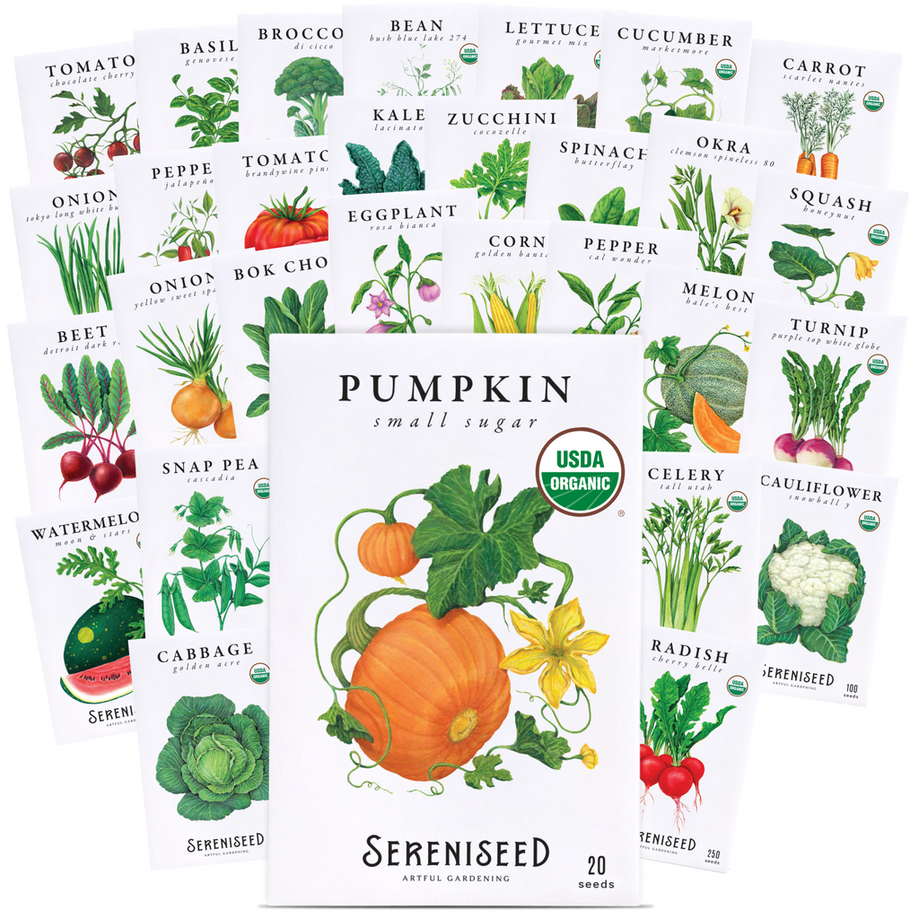 Organic Vegetable Seeds (30-Pack)