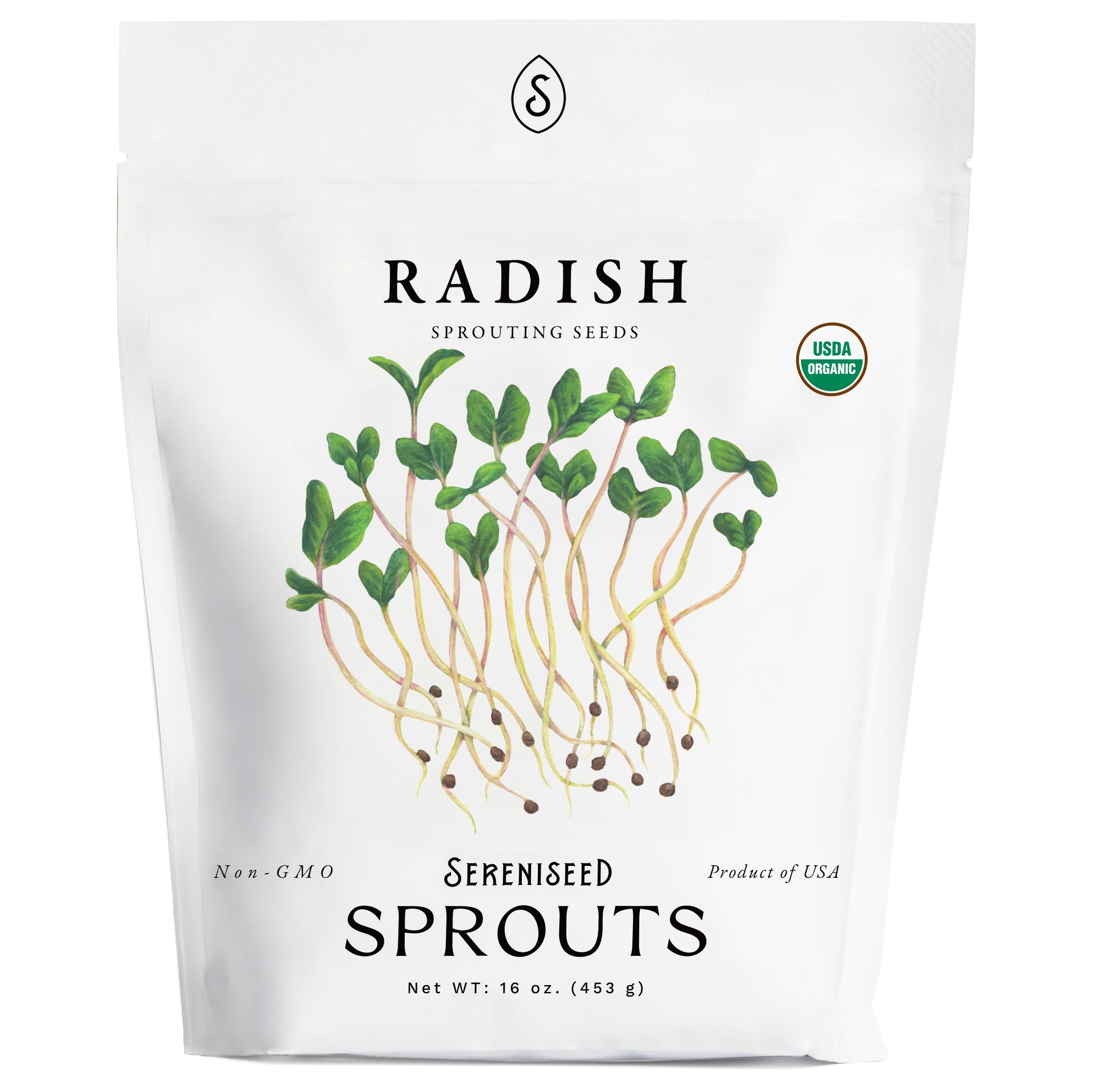 Organic Radish Sprouting Seeds (16 ounce)