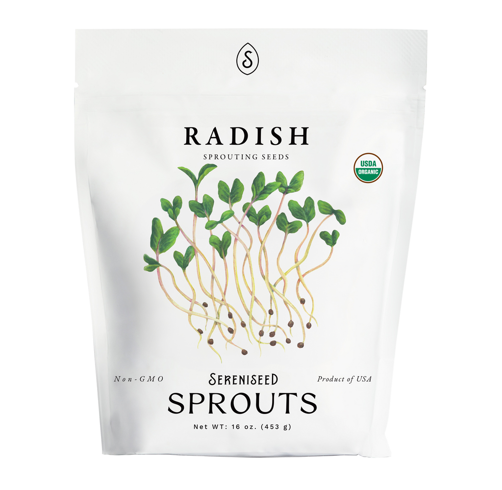 Organic Radish Sprouting Seeds (16 ounce)