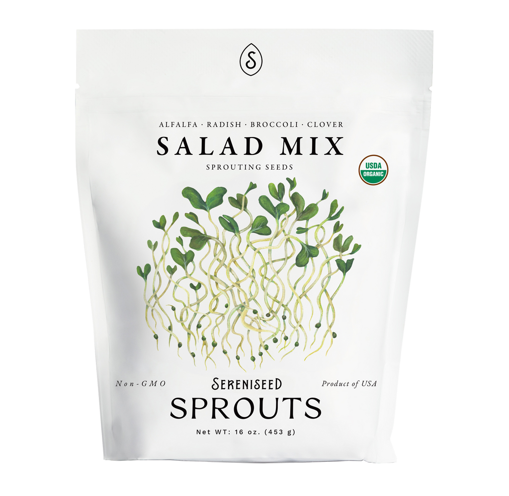 Organic Salad Mix Sprouting Seeds (16 ounce)