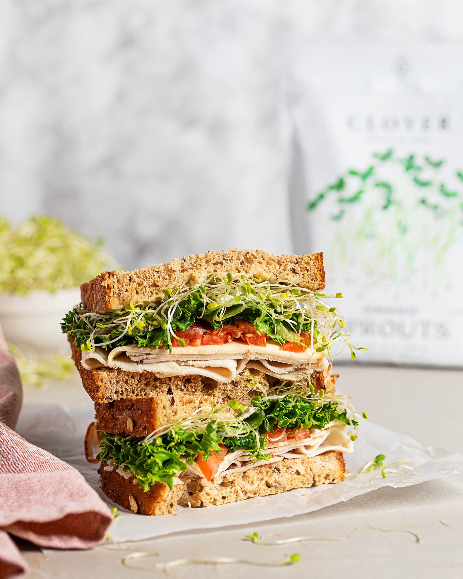 Organic Clover Sprouting Seeds (16 ounce)